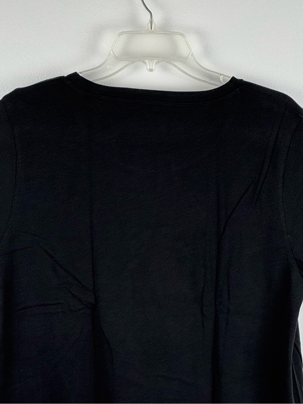 J Crew Factory Black Vintage Slub Cotton Crewneck Tee Shirt, size 2X NWT - Picture 5 of 8